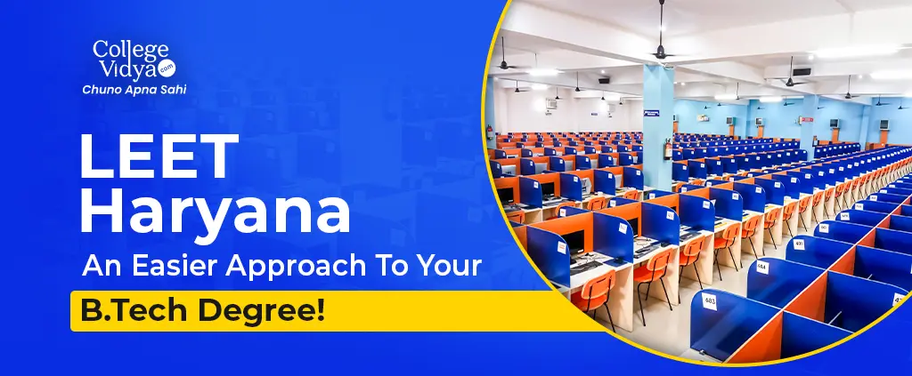 LEET Haryana 2025 - Lateral Entry Admission, Eligibility