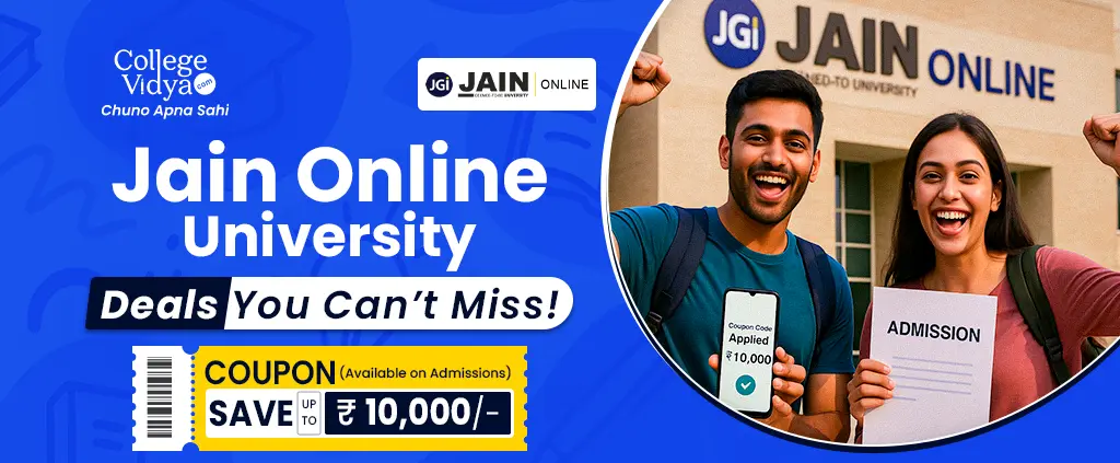 Jain Online University Coupon (upto ₹10K Off +Valid January 2026)