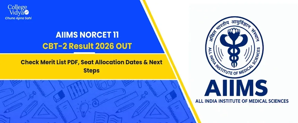 Aiims Norcet 11 Cbt 2 Result 2026 Out Collegevidya News 1 2