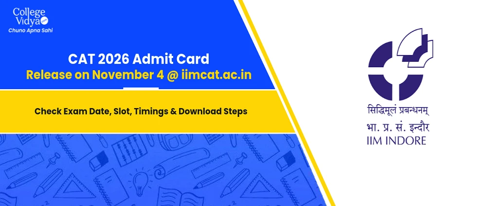 Cat 2026 Admit Card Collegevidya News