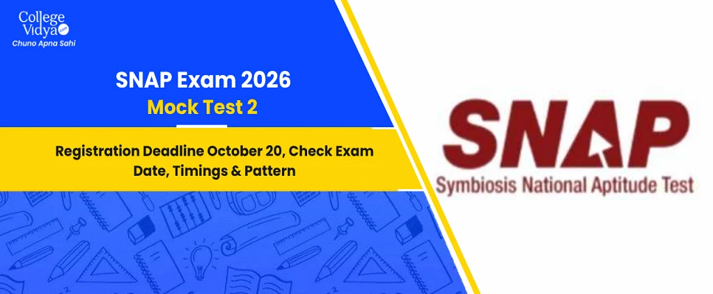 Snap Exam Mock Test 2 Collegevidya News
