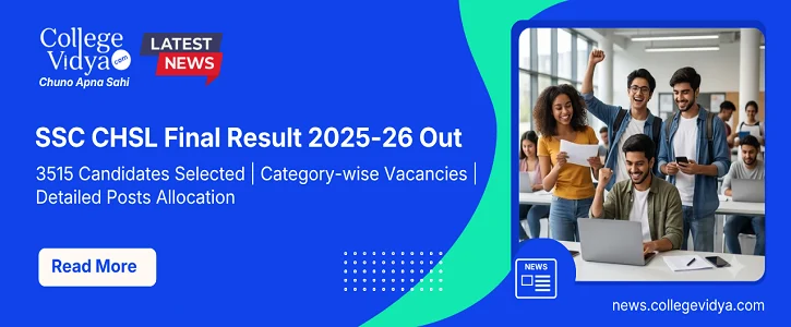 Ssc Chsl 2026 Final Exam Result Out Collegevidya News