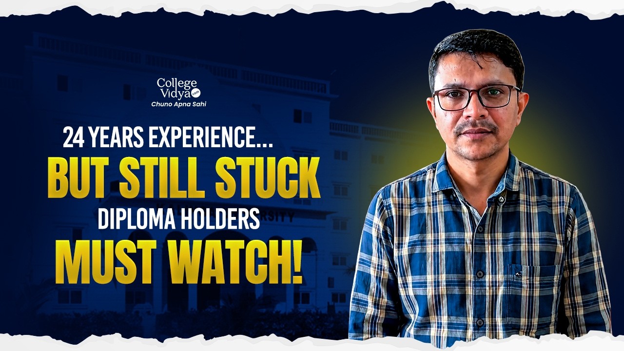 After 24 Years of Experience, This Diploma Holder Chose B.TECH