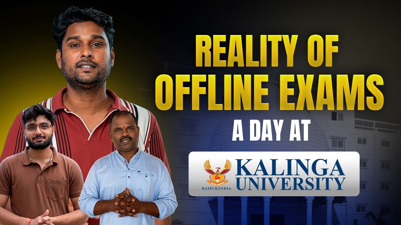 Inside Kalinga University: The Reality of B.Tech Flexible Mode Offline Exams