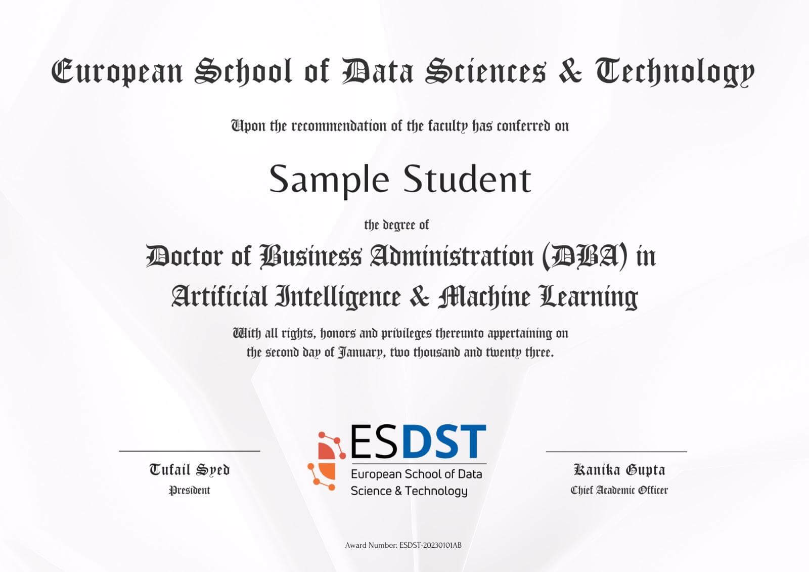 sample-certificate