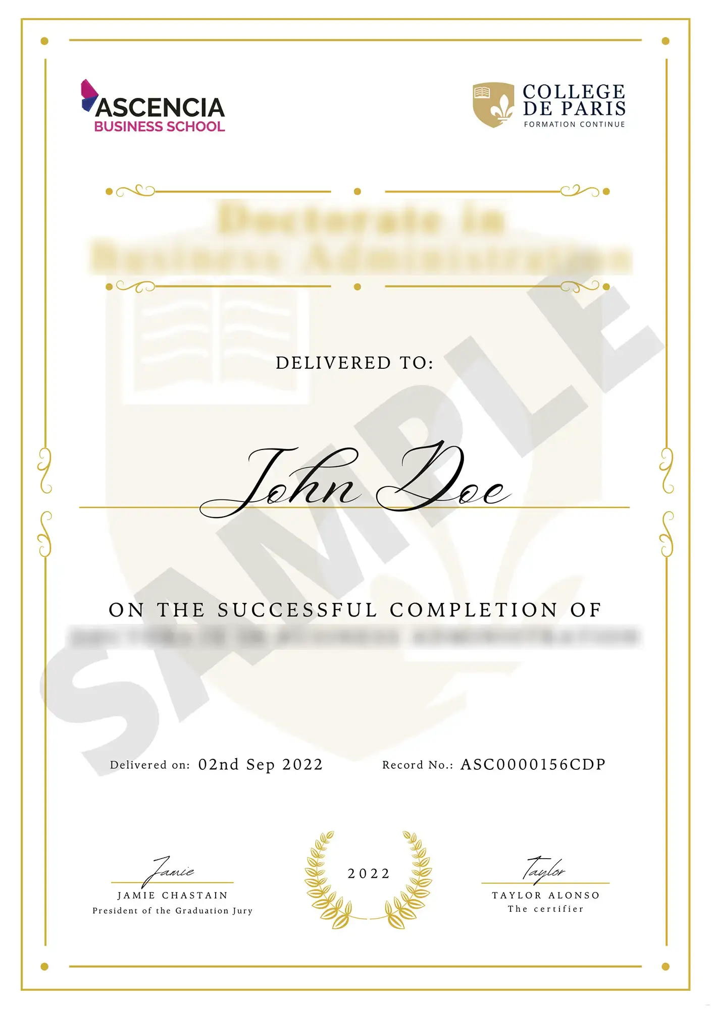 sample-certificate